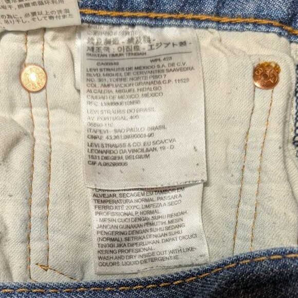 Levis 501 Original Fit Button-Fly Jeans Mens W36 L30 90s Medium Wash Denim - Picture 7 of 12